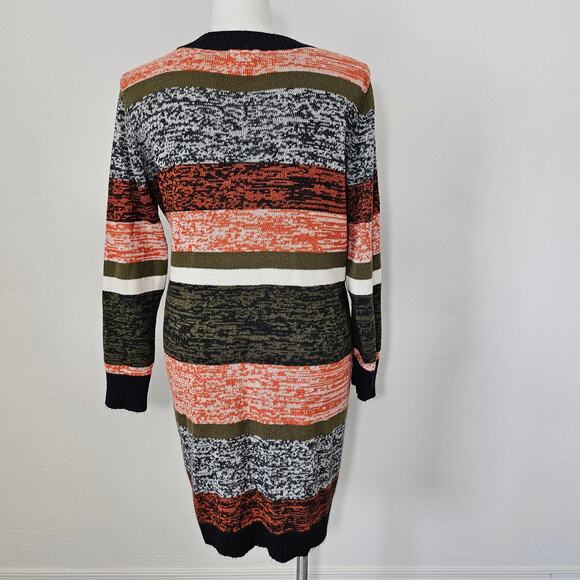 Derek heart Plus Size Casual Striped knit dress Round Neck sz 3X - Picture 3 of 8